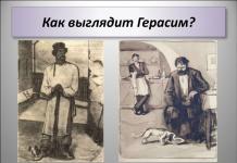Esej na temat: Miłość w życiu Gerasima w historii Mumu, Turgieniewa