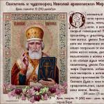 Święty Mikołaj, Arcybiskup Świata Licji, Cudotwórca