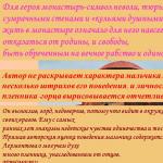 Esej na temat: Klasztor jako symbol niewoli w wierszu Mtsyriego, Lermontowa